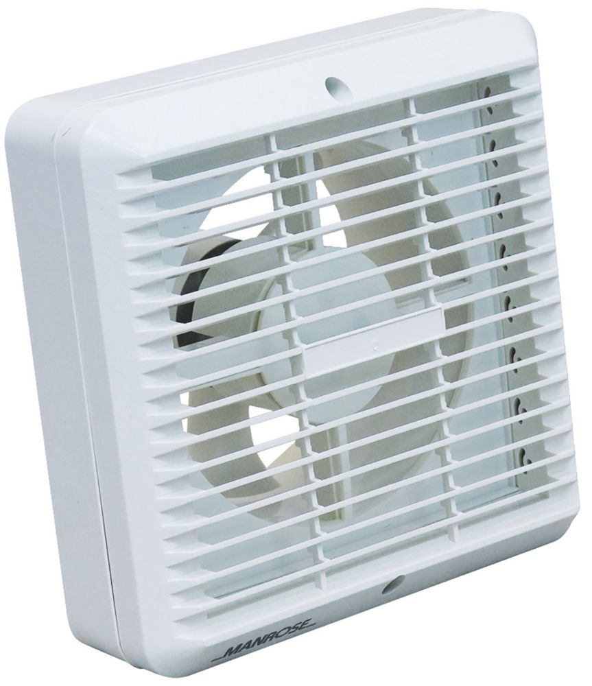 Manrose XF150T 150mm (6") Axial Kitchen Extractor Fan with Timer White