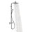 Hansgrohe Crometta E HP Rear-Fed Exposed Chrome Thermostatic Mixer Shower