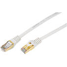 Labgear White Shielded RJ45 Cat 7 Ethernet Patch Lead 1m