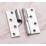 Smith & Locke Polished Chrome  Rising Butt Hinges  100mm x 84mm 2 Pack