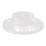 Essentials Rail End Sockets White 25mm 2 Pack