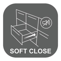 Essentials Steel Soft-Close Roller Drawer Runners 450mm 2 Pack