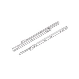 Essentials Steel Soft-Close Roller Drawer Runners 450mm 2 Pack