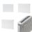 Flomasta 600mm x 800mm 3648BTU White Type 21 Convector Radiator