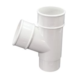 FloPlast RY1W Round Pipe Branch White 68mm