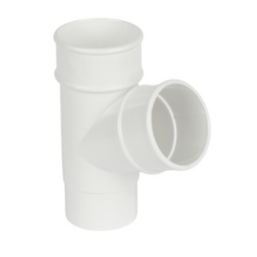 FloPlast RY1W Round Pipe Branch White 68mm