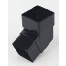 FloPlast  112.5° Square Offset Bend Black 65mm