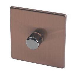 Varilight V-Pro 1-Gang 2-Way LED Dimmer Switch  Brushed Bronze