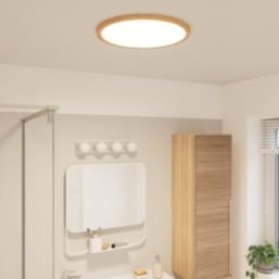 LAP Solidaster LED Ceiling Light Wood Effect 14.5W 1600lm