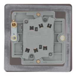 LAP  20A 16AX 2-Gang 2-Way Toggle Switch  Black Nickel