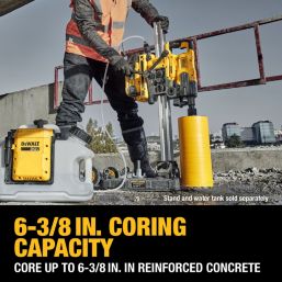 DEWALT DCD150X2-GB 54V 2 x 9.0Ah Li-Ion XR FlexVolt Brushless Cordless Diamond Core Drill