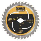 DEWALT  Wood Circular Saw Blade 190mm x 30mm 36T