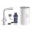 Grohe Red Duo L Spout Instant Boiling Water Kitchen Tap Chrome