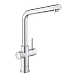 Grohe Red Duo L Spout Instant Boiling Water Kitchen Tap Chrome