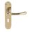 Serozzetta Ibra Lever on Backplate Lock Pair Polished Brass
