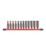 Milwaukee SHOCKWAVE 1/4" Drive Impact Socket Rail Set 12 Pieces