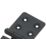 Smith & Locke Hasp & Staple Black Powder-Coated 120mm