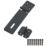 Smith & Locke Hasp & Staple Black Powder-Coated 120mm