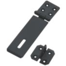 Smith & Locke Hasp & Staple Black Powder-Coated 120mm