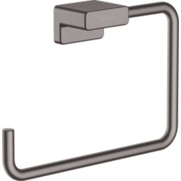 Hansgrohe AddStoris Towel Ring Brushed Black Chrome