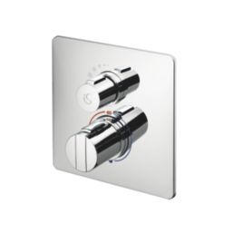 Ideal Standard Easybox Slim Concealed Single Outlet Thermostatic Chrome Mixer Shower Valve