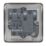 Hager Sollysta WRSSU83BSB 13A Switched Fused Spur  Brushed Steel with Black Inserts