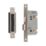 Smith & Locke Fire Rated  Satin Nickel Bathroom Lock 65mm Case - 44mm Backset