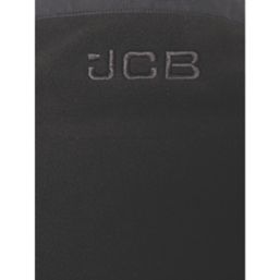 JCB Trade 1/4 Zip Tech Fleece Black X Large 46-48" Chest