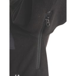 JCB Trade 1/4 Zip Tech Fleece Black X Large 46-48" Chest