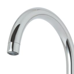 Trebbia Dual-Lever Mono Mixer Kitchen Tap Chrome