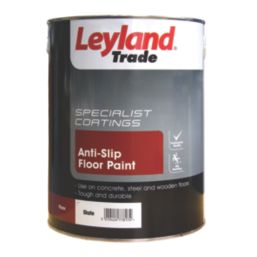 Leyland Trade 5Ltr Slate Semi-Gloss Anti Slip Floor Paint
