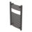 Flomasta 800mm x 500mm 1238BTU Black Curved  Towel Radiator