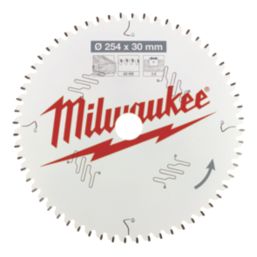 Milwaukee  Wood Circular Saw Blade Twin Pack 254mm x 30mm 60/80T 2 Pieces