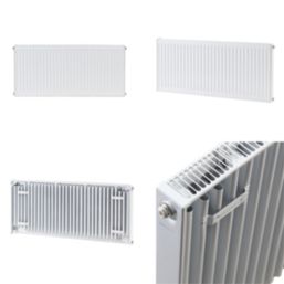 Flomasta 500mm x 1200mm 3327BTU White Type 11 Convector Radiator