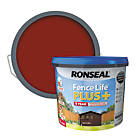Ronseal  Fence Life Plus Shed & Fence Treatment Red Cedar 9Ltr