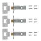 ERA Zinc 188-33 Tubular Mortice Latches 64mm Case - 45mm Backset 3 Pack