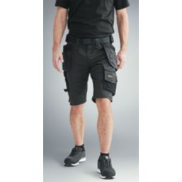Snickers 6141 Stretch Work Shorts Black 30" W