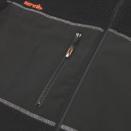 Scruffs Borely Sherpa Fleece Jacket Black 3X Large 56" Chest