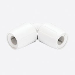 Hep2O  Plastic Push-Fit Equal 90° Elbows 10mm 10 Pack