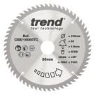 Trend CSB/19060TC Wood/Chipboard/MDF Circular Saw Blade 190mm x 30mm 60T