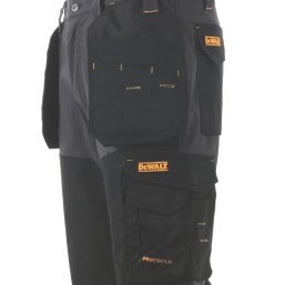 DEWALT Memphis Work Trousers Grey/Black 38" W 29" L