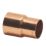 Endex NS6 Copper End Feed Reducing Reducers 22mm x 15mm 2 Pack