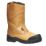 Site Gravel Size 6  Tan  Steel Toe Cap Safety Rigger Boots