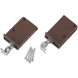 Suki Cabinet Suspension Hangers Brown 64mm x 25mm x 39mm 2 Pack