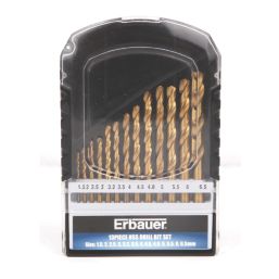 Erbauer  Straight Shank Metal Drill Bits 13 Piece Set