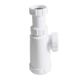 Flomasta  Telescopic Bottle Trap White 40mm