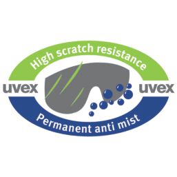 Uvex Pheos Clear Lens Sports Style Safety Specs