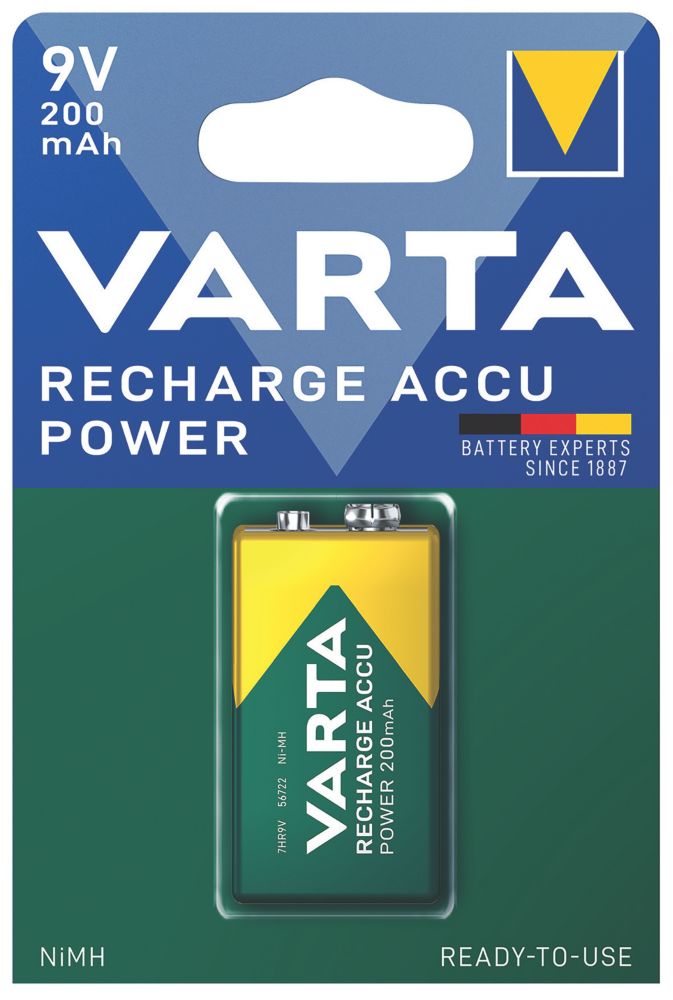 9v rechargeable battery screwfix discount
