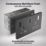 British General Evolve 13A 2-Gang SP Switched Socket + 3.25A 45W 2-Outlet Type C USB Charger Matt Black with Black Inserts