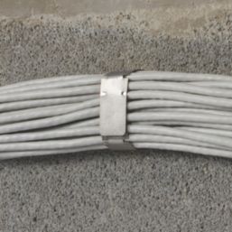 D-Line Safe-D50 U Clip Fire Rated Steel Cable Clips 50mm 50 Pack